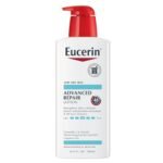 Eucerin Advanced Repair Body Lotion for Very Dry Skin, Unscented Lotion Formulated with Ceramides, 16.9 Fl Oz Bottle