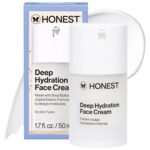 Honest Beauty Deep Hydration Face Cream for All Skin Types | Supports Natural Moisture Barrier | Shea Butter + Baobab Seed Oil | EWG Verified + Cruelty Free | 1.7 fl oz