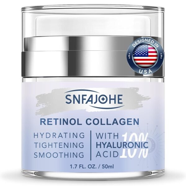 Instant Face Lift Cream with Retinol & Collagen Hyaluronic Acid - Anti-Aging Face Moisturizer for Women & Men, Neck Cream for Tightening and Firming, Retinol Cream for Face - 1.7 Fl Oz