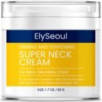 Korean Neck Cream for Firming & Tightening: Neck & Chest Anti-Aging Treatment for Crepey Sagging Skin & Wrinkles - Women & Men Turkey Neck Perfecting, 1.7 oz