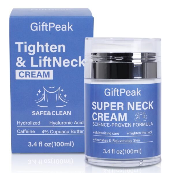 Neck Firming Cream, Retinol & Hyaluronic Acid Cream, Neck Collagen Creams for Tightening and Anti-Aging Neck Cream, Day & Night Anti-Wrinkle for Women & Men- Firming, Hydrating Face Cream, 3.4oz