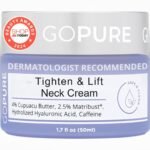 goPure Neck Firming Cream - Anti-Aging Neck Cream for Tightening and Wrinkles for an Even Skin Tone and Neck Lift - With Pro-Active Firming Complex, 1.7 oz