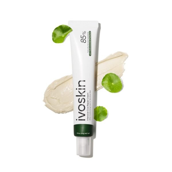 Intensive Cica Repair Cream, Korean Dexpanthenol cream, Ultra-Soothing & Hydrating Care Cream for Sensitive Skin with Madecassoside (1.76oz / 50g)