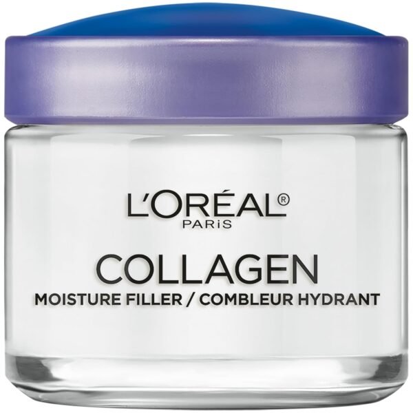 L'Oreal Paris Collagen Daily Face Moisturizer, Reduce Wrinkles, Face Cream 3.4 oz