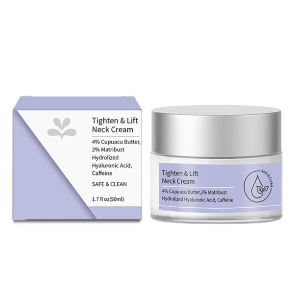 Neck Firming Cream, Neck Creams for Tightening and Firming, Tighten and Lift Neck Cream, Anti-Aging Neck Tightening Cream, Moisturizer Face Cream for Fine lines, Loose & Sagging Skin on Face, Neck