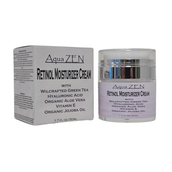 2.5% Active Reintol Moisturizer Cream w/Wildcrafted Green Tea, Hyaluronic Acid, Organic Aloe, Organic Jojoba Oil, & VItamin E - Anti Aging, Daily Hydration, Wrinkle Repair | 1.7fl oz