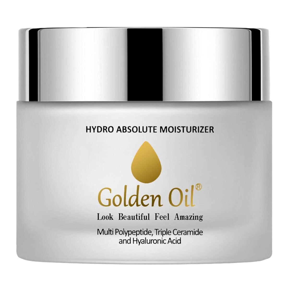 Anti-Aging Hydro Absolute Moisturizer – Super Charged Face, Neck & Décolleté Moisturizer with Triple Ceramides, Multi Polypeptides & Hyaluronic Acid to Hydrate & Treat Fine Lines & Wrinkles-1.7 Fl Oz