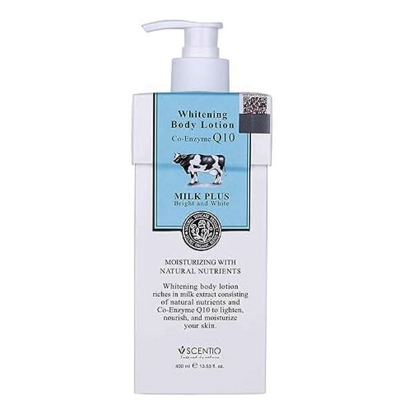 MILK PLUS Q10 BODY LOTION 400 ML.