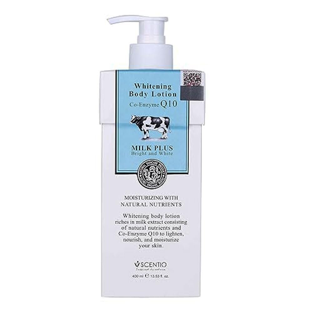 MILK PLUS Q10 BODY LOTION 400 ML.