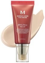 MISSHA M Perfect Cover BB Cream No.23 Natural Beige -Light/Medium with Cool/Neutral Undertone SPF 42 PA +++ 1.69 Fl Oz - Tinted Moisturizer for face with SPF