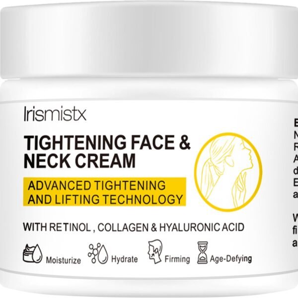 Neck Cream, Skin Tightening Cream for Face, Neck, Chest & Décolleté, Firming Cream for Tightening and Wrinkles for an Even Skin Tone and Neck Lift