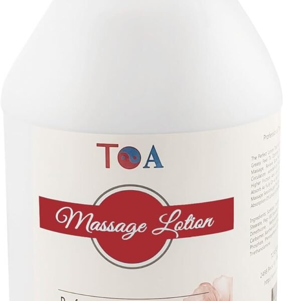 TOA Premium Unscented Massage Lotion with Pump ; Vitamin Rich Massage Lotion for Massage Therapy with Natural Ingredients to Moisturize, Hydrate and Smooth Rough Skin for All Skin Types (1 Gallon)