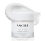 Vegan Hydrating Gel Cream – Korean Moisturizer with Hyaluronic Acid, Ceramide & Plant-Based Mucin for Dry and Sensitive Skin, 65% Plant Extracts, 2.36oz