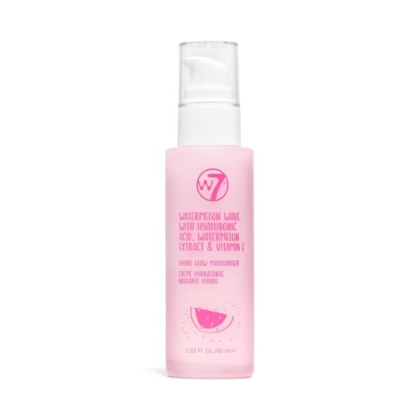 W7 Watermelon Wave Hydro-Glow Moisturizer - Face Cream Infused with Watermelon Juice Extract that Naturally Hydrates Skin 2.02fl oz