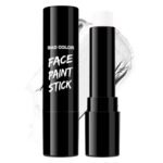 White Face Body Paint Eye Black Stick for Adults Children Softball Football Baseball Sports , Non-Toxic Hypoallergenic for Halloween SFX Makeup Cosplay Skeleton Clown Costume Parties