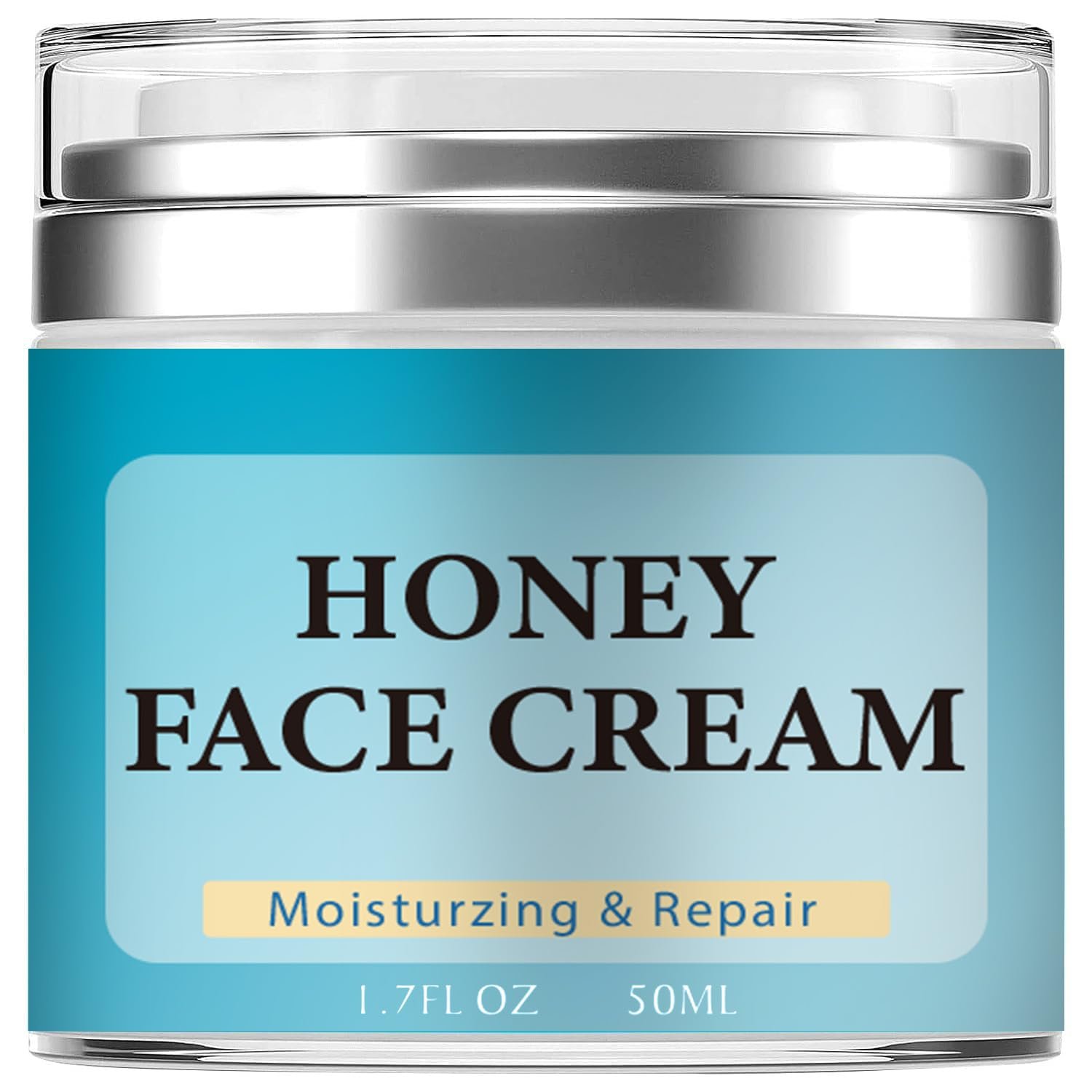 Hibiscus and Honey Skin-Tightening Cream: Lotion for Neck and Body - 1.7 FL OZ