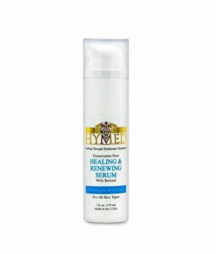 Hylunia Healing & Renewing Serum - Retinol, Hyaluronic Acid, Plant Peptides, Antioxidants - Natural Vegan Skin Repair - 1.0 fl oz