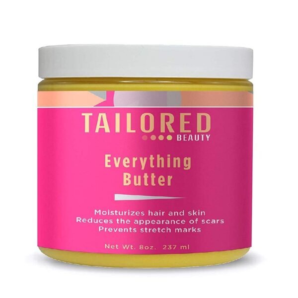 Tailored Beauty Everything Butter For Stylish Hair - Moisturize Skin and Hair - High Prevention from Breakage & Damage 8oz