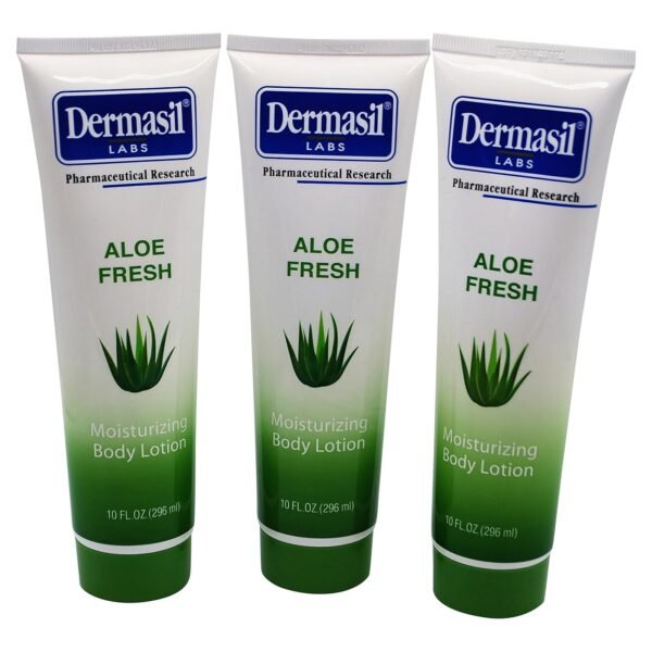 Dermasil Aloe Fresh Moisturizing Body Lotion, 10-oz. Tubes PACK OF 3