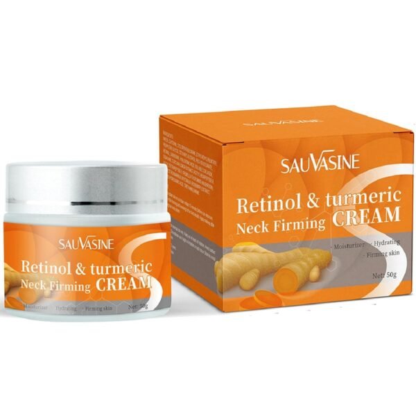 Turmeric Neck Firming Cream, Neck Tightening Cream Face Firming Cream All Natural Turmeric Skin Brightening Lotion For Tightening & Lift Skin, Fine lines, Loose & Sagging Skin On Face, Neck
